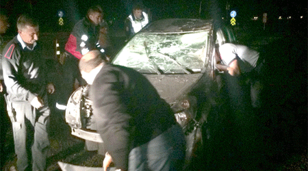 Kars’ta trafik kazası: 4 yaralı