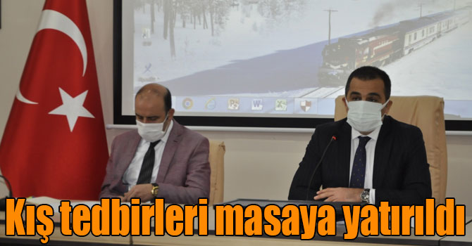 Kars’ta kış tedbirleri masaya yatırıldı