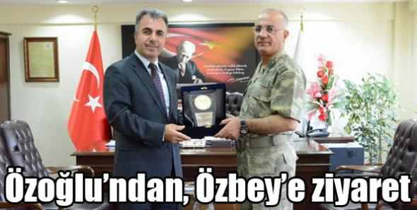 Özbey’e veda ziyareti