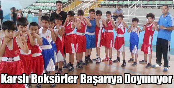 Karslı Boksörler Başarıya Doymuyor