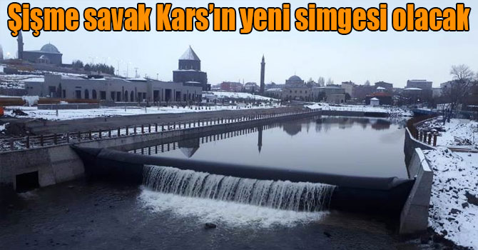 Şişme savak Kars’ın yeni simgesi olacak