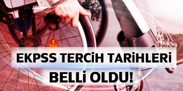 EKPSS tercih tarihleri