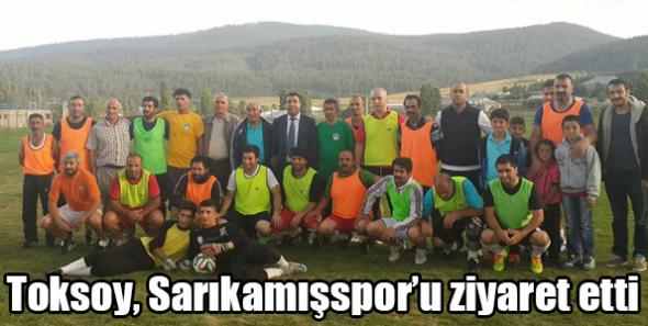 Toksoy, Sarıkamışspor’u ziyaret etti