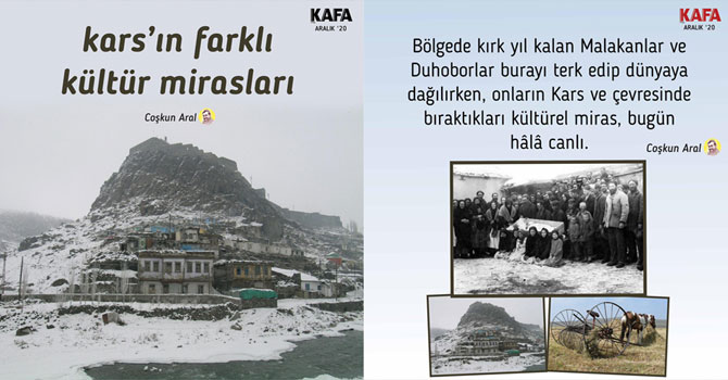 Coşkun Aral Kars’taki Malakanları ve Duhoborları kaleme aldı