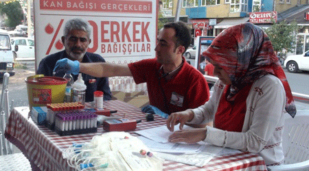 Kızılay’a Kan Bağışı