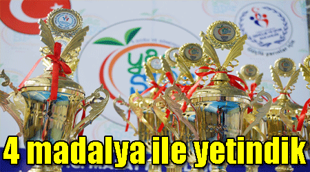 4 madalya ile yetindik