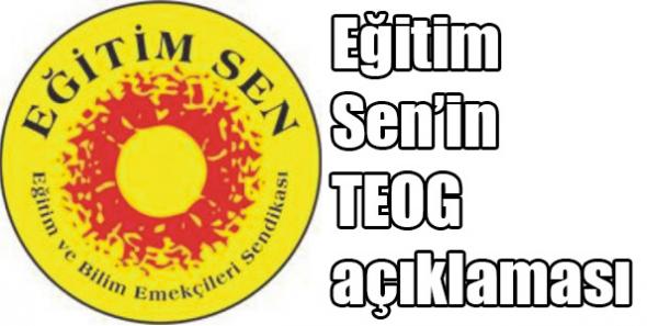 Eğitim Sen’in TEOG açıklaması