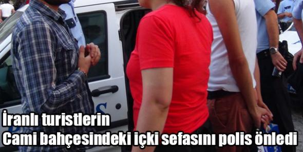 İçki sefasını polis önledi