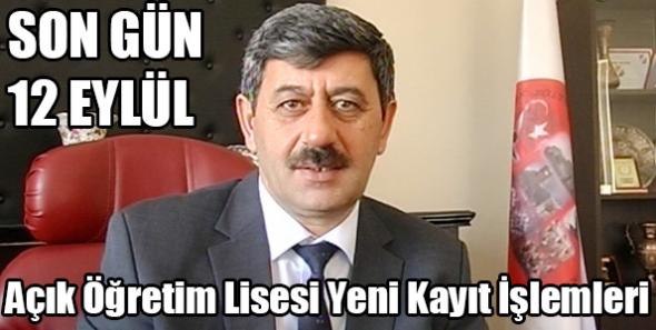 Açık Öğretim Lisesi Yeni Kayıt İşlemleri