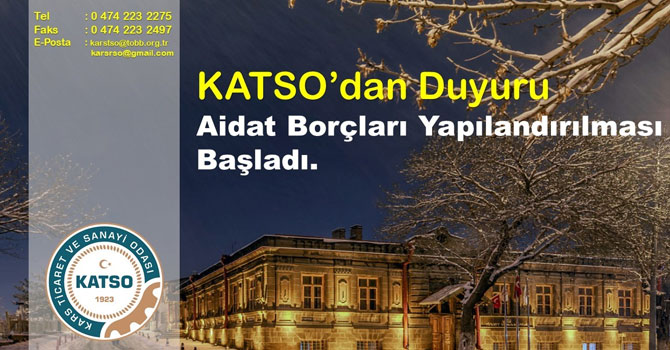 KATSO: "Aidat borçlarınızı yapılandırın!"