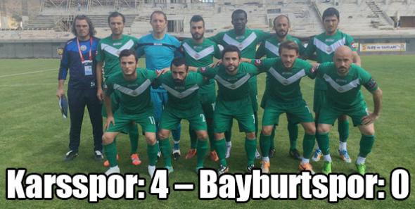 Karsspor 4 – Bayburtspor 0