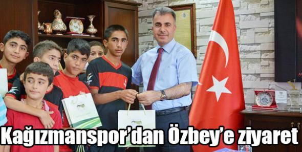 Kağızmanspor’dan Özbey’e ziyaret