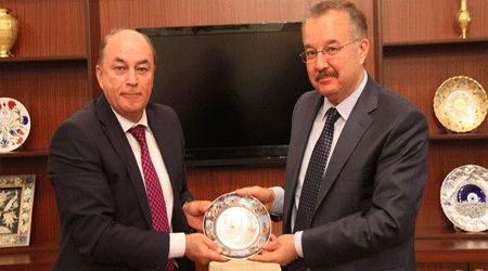 Talanov’dan Özdemir’e ziyaret