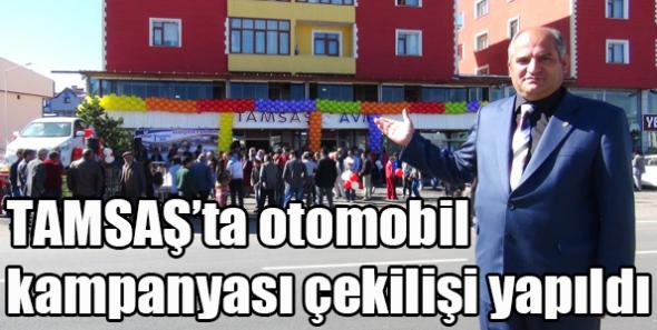 TAMSAŞ’ta otomobil kampanyası çekilişi yapıldı