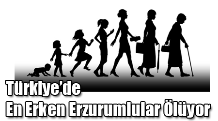 Türkiye’de En Erken Erzurumlular Ölüyor
