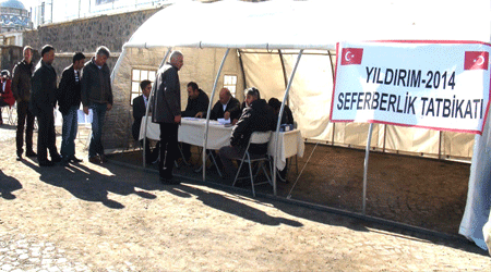Kars'ta Seferberlik Tatbikatı!