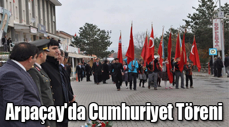 Arpaçay'da Cumhuriyet Töreni