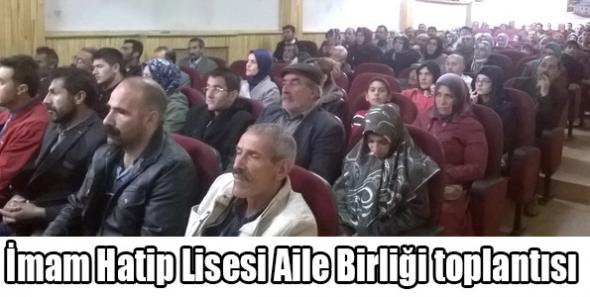 İmam Hatip Lisesi Aile Birliği toplantısı