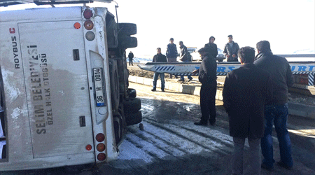 Kars-Selim yolunda trafik kazası