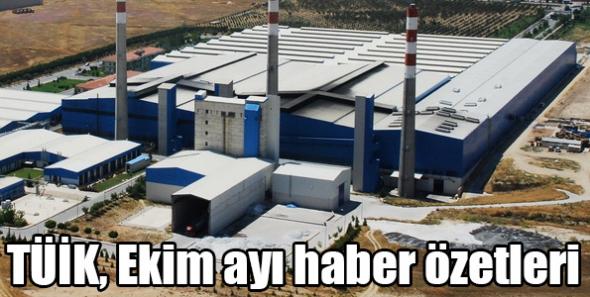 TÜİK, Ekim ayı haber özetleri