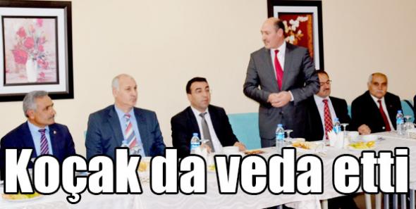 Koçak’a veda yemeği