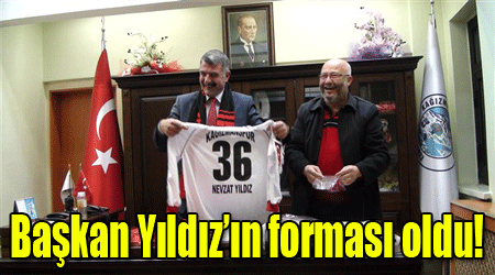 Başkan Yıldız’ın forması oldu!