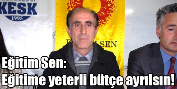 Eğitime yeterli bütçe ayrılsın!