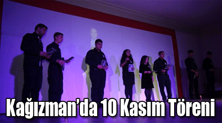 Kağızman’da 10 Kasım Töreni