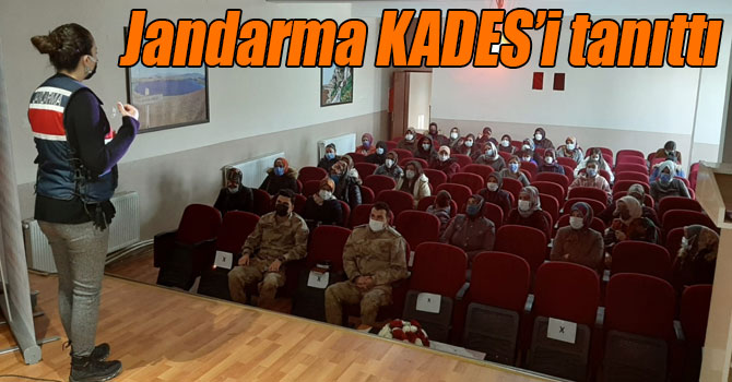 Jandarma KADES’i tanıttı
