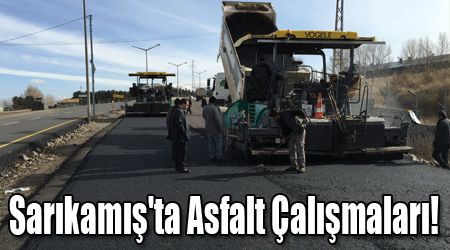 Sarıkamış'ta Asfalt Çalışmaları!