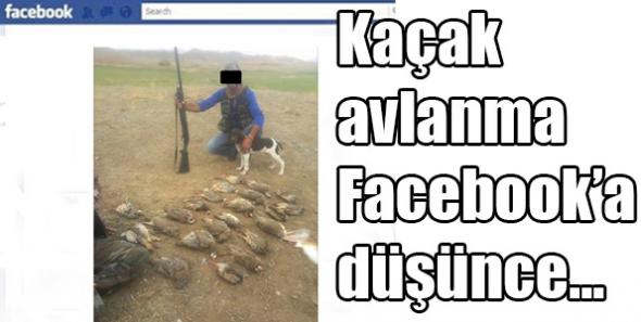 Kaçak avlanma Facebook’a düşünce…