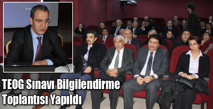TEOG Sınavı Bilgilendirme Toplantısı Yapıldı