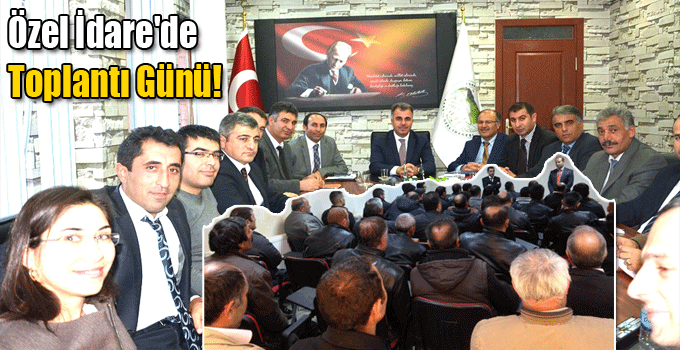 Özel İdare'de Toplantı Günü!