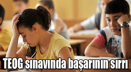 TEOG sınavında başarının sırrı