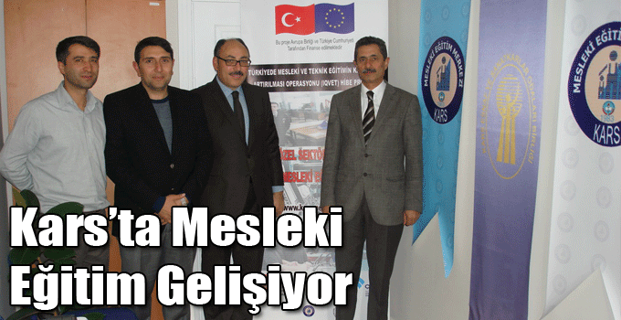Kars’ta Mesleki Eğitim Gelişiyor