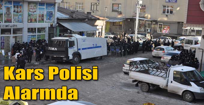 Kars Polisi Alarmda