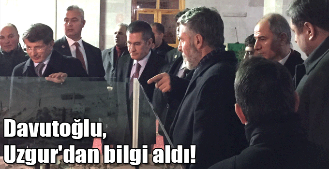 Davutoğlu, Uzgur'dan bilgi aldı!