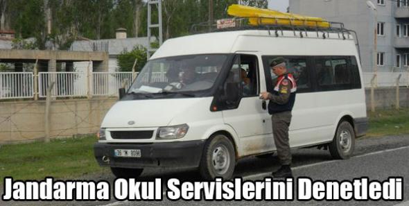 Jandarma Okul Servislerini Denetledi