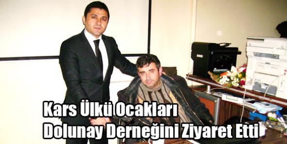 Kars Ülkü Ocakları Dolunay Derneğini Ziyaret Etti