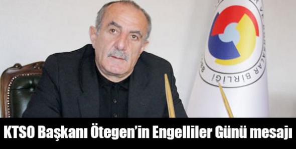 Ötegen’in Engelliler Günü Mesajı