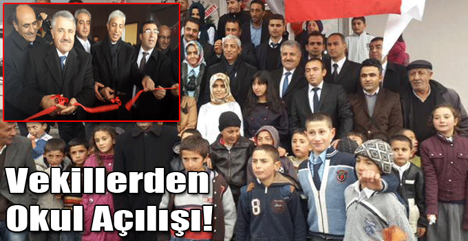 Vekillerden Okul Açılışı!