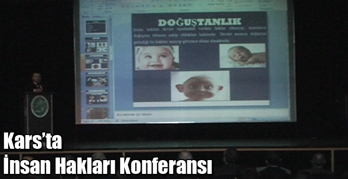 Kars’ta İnsan Hakları Konferansı