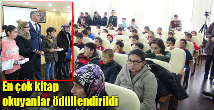En çok kitap okuyanlar ödüllendirildi