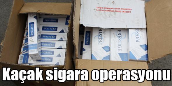 Kaçak sigara operasyonu