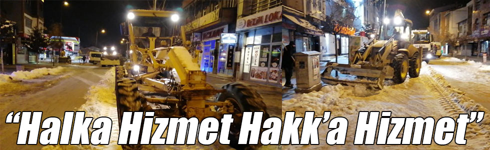 “Halka Hizmet Hakk’a Hizmet”