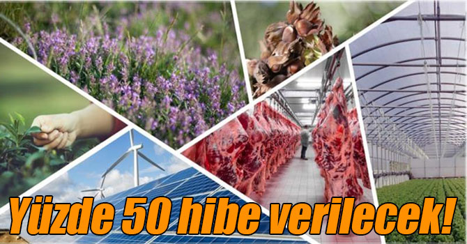 Yüzde 50 hibe verilecek!