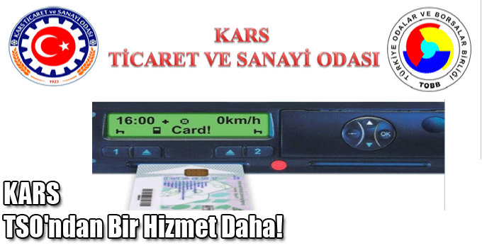 KARS TSO'ndan Bir Hizmet Daha!
