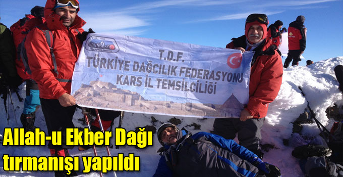 Allah-u Ekber Dağı tırmanışı yapıldı