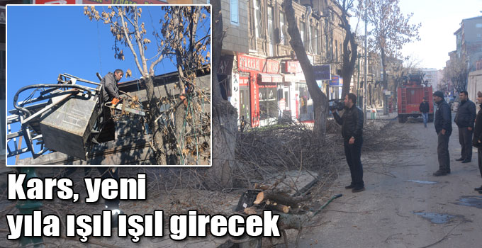 Kars, yeni yıla ışıl ışıl girecek