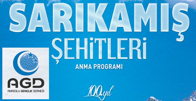 AGD, Sarıkamış Şehitlerini Anacak